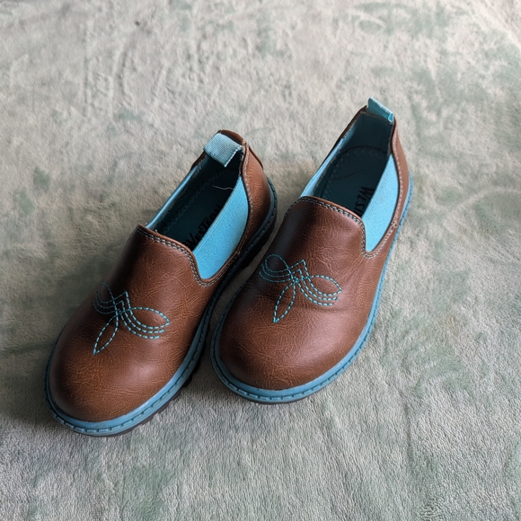Western Chief Other - Western Chief Brown and Teal Boots Children's 10